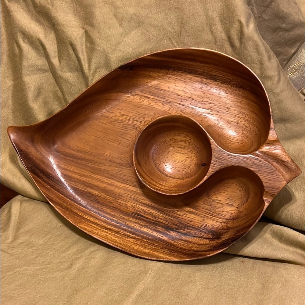 Blair Brown Wooden Serveware Platter